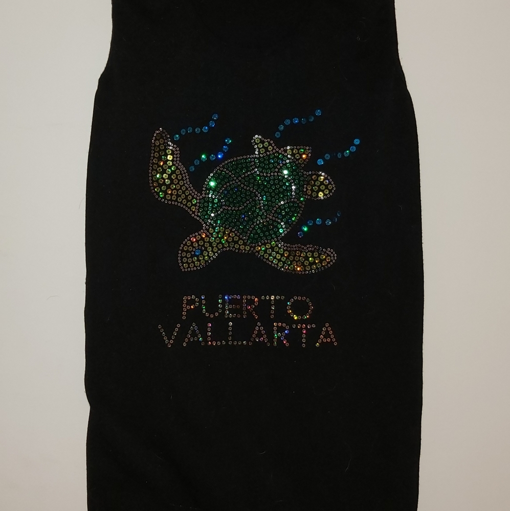 Black tank top